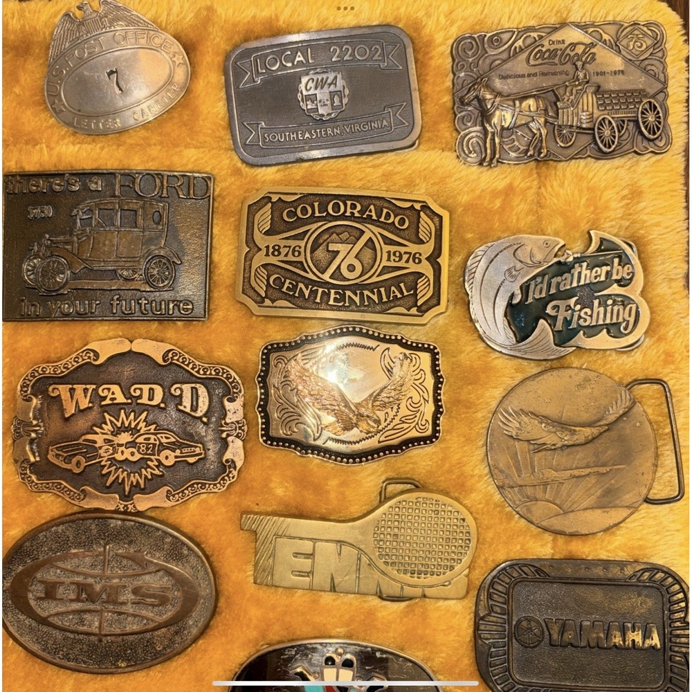 Vintage Great White Shark Belt Buckle E88 Solid Brass Jaws Style USA Heavy - Picture 11 of 13